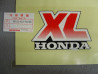Décor autocollant réservoir Honda XL125RH XL250RH 87 type 2