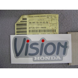 Décor autocollant couvercle AV Honda SA50M Vision 1991 type 4