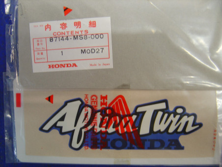 Décor tête de fourche Honda XRV650J 88 - Réf 87144MS8000