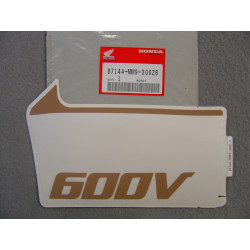 Décor autocollant coté carénage XL600VJ 88 HONDA 87144-MM9-300ZB