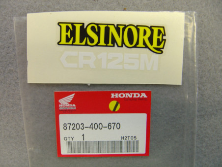Décor Autocollant Cache Latéral Honda CR125M 76-77 USA
