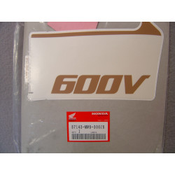 Décor autocollant carénage droit Honda XL600VJ 1988 - YR151
