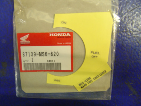 Décor Autocollant Robinet Essence Honda XL600VK 89 | 87139MS6620