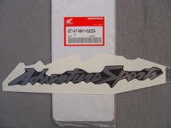 Décor autocollant couvercle latéral gauche Honda XRV750T 1996
