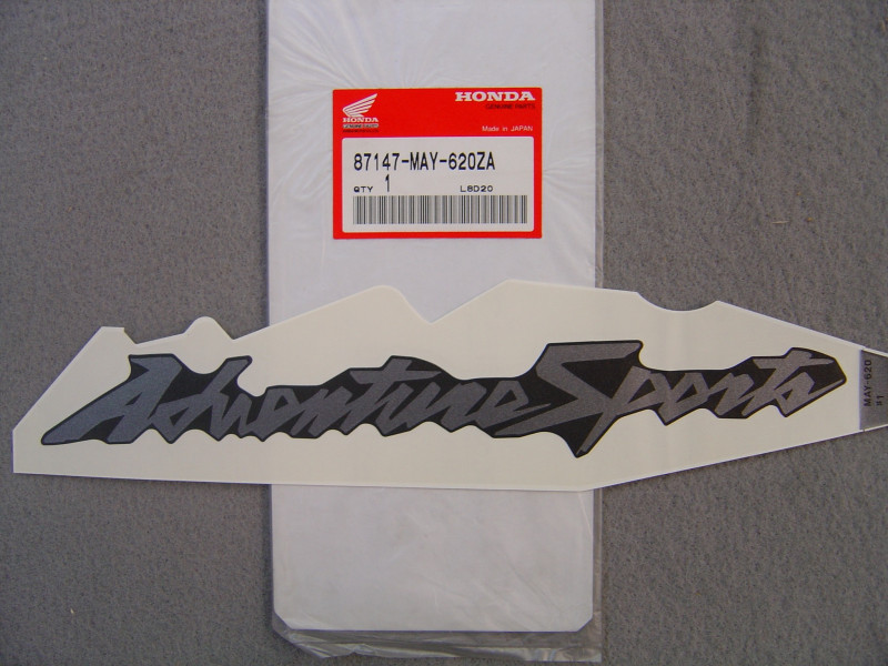 Décor autocollant couvercle latéral gauche Honda XRV750T 1996