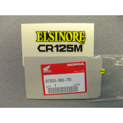 Décor autocollant cache latéral Honda CR125M 75 USA | Réf. 87203-360-710