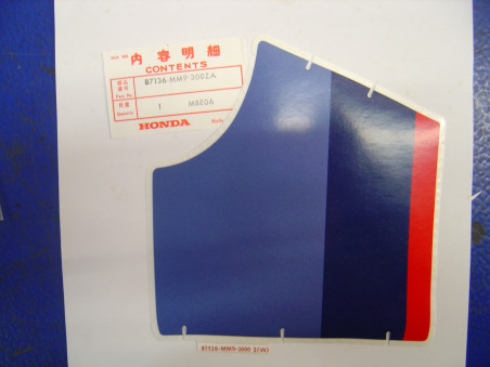 Décor Autocollant Droit Type1 Honda XL600VH 87 | 87136MM9300ZA