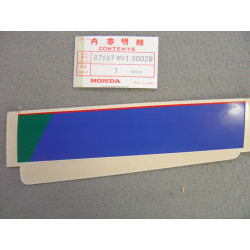 Décor autocollant boîte outils Honda XRV750 87167-MV1-300ZB