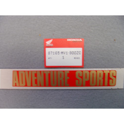 Décor autocollant couvercle latéral Honda XRV750 1991 – Ref 87165MV1300ZC
