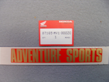 Décor autocollant couvercle latéral Honda XRV750 1991 – Ref 87165MV1300ZC