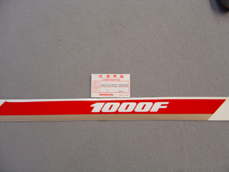 Décor autocollant carénage supérieur droit Honda CBR1000FK 1989