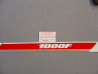 Décor autocollant carénage supérieur droit Honda CBR1000FK 1989