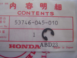 Clips des molettes de fixation des guidons de Z50M ST70 ST50 HONDA 53746-045-010