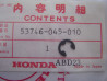 Clips des molettes de fixation des guidons de Z50M ST70 ST50 HONDA 53746-045-010