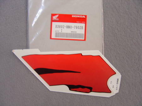 Décor autocollant couvercle latéral droit Honda CBR900RRP