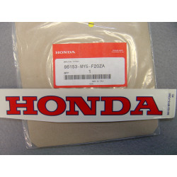 Autocollant réservoir Honda CB500X type 5 - Réf. 86153MY5F20ZA