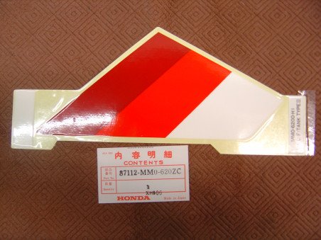 Décor réservoir gauche type3 Honda XL600RMG 86 - 87112MM0620ZC