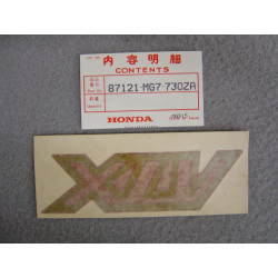 Décor autocollant réservoir Honda XLV750 type 1 - 87121MG7730ZA