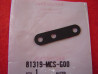 Plaque caoutchouc sacoche Honda ST1300 - Réf. 81319MCSG00