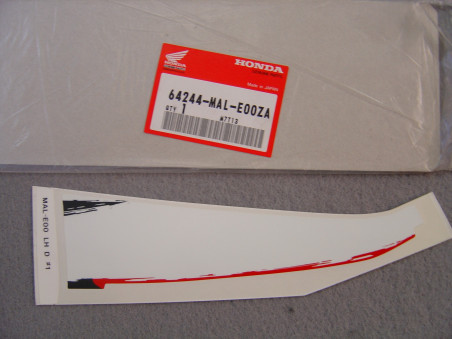 Décor autocollant carénage gauche Honda CBR600FV 1997 - R127A