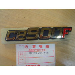 Emblème cache latéral droit Honda CB900FA FB – Réf. 87123-438-710