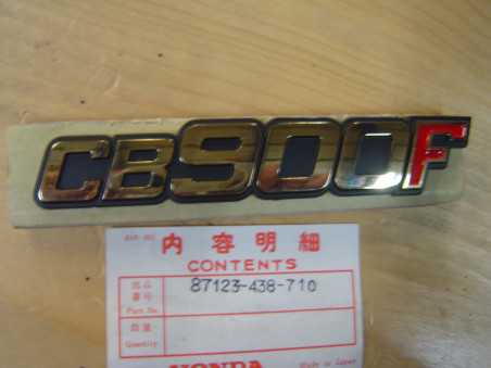 Emblème cache latéral droit Honda CB900FA FB – Réf. 87123-438-710