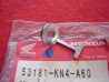 Plaque Fixation Protège Main Honda XR100 XR80 - 53181KN4A60