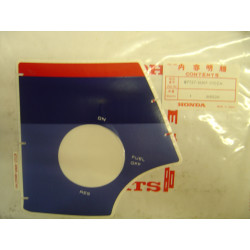Décor autocollant gauche type1 Honda XL600VH 87 | Réf. 87137MM9300ZA