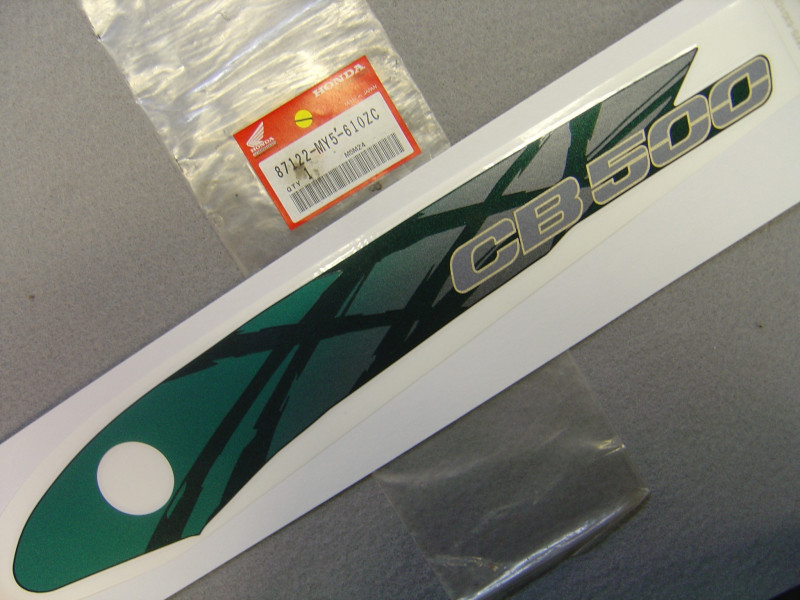Décor Autocollant Auvent AR Gauche Honda CB500R 94 | Ref 87122MY5610ZC