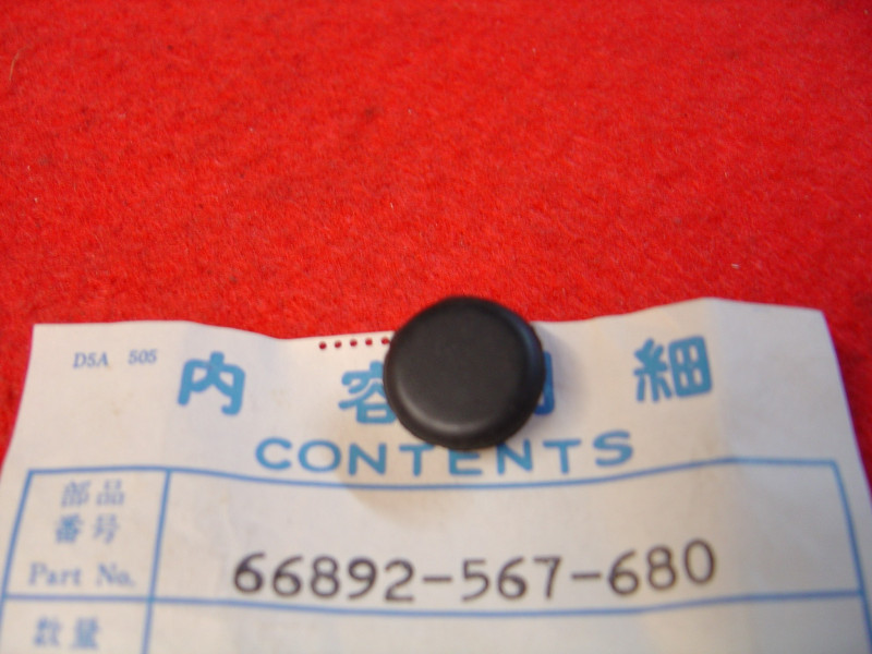 Bouchon caoutchouc Honda CB125T – Réf. 66892567680