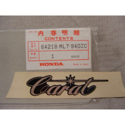 Autocollant auvent supérieur Honda VFR750F 88/89 – Réf. 64218ML7940ZC