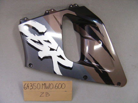 Flanc carénage gauche Honda CBR900RR 92 - Réf. 64350MW0600ZB