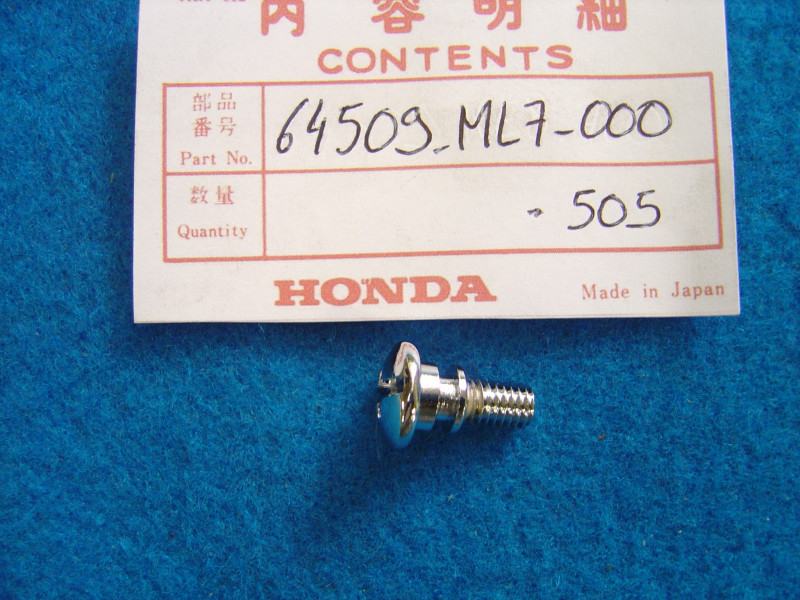 Vis spéciale carénage Honda VFR750F 86/87 – Réf. 64509ML7000