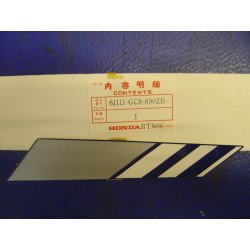 Décor gauche type 2 Honda NH80MD 86-93 | 61111GC8690ZB
