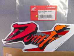 Décor autocollant latéral gauche Honda NX650S 1995 - 87114MAN600ZA