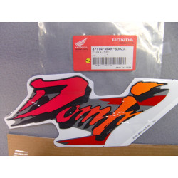 Décor autocollant latéral gauche Honda NX650S 1995 - 87114MAN600ZA