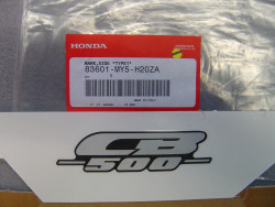 Décor Autocollant Couvercle Latéral Honda CB500 2000-2002 Type 1