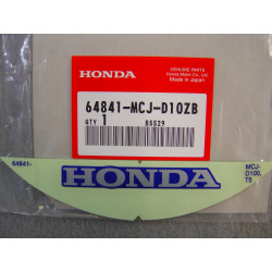 Autocollant carénage siège arrière Honda CBR900RR3 2003 PB215