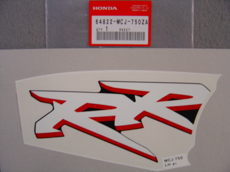 Décor autocollant carénage inférieur gauche Honda CBR900RR2