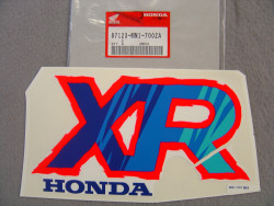 Autocollant Réservoir Droit Honda XR600RN 1992 - Réf. 87123MN1700ZA