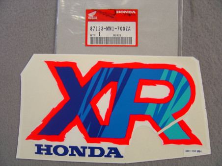 Autocollant Réservoir Droit Honda XR600RN 1992 - Réf. 87123MN1700ZA