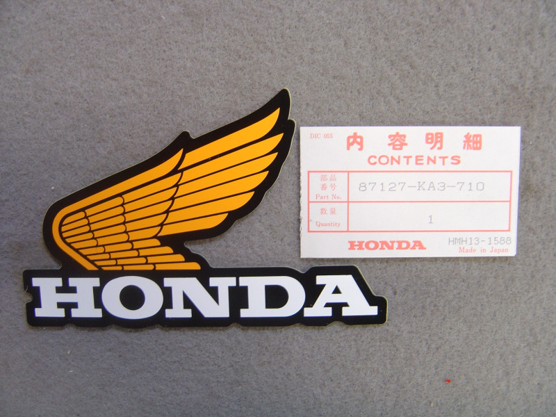 Autocollant flanc radiateur gauche Honda CR125R CR250R - 87127KA3710