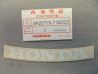 Décor autocollant pare-brise Honda VFR750FJ 88-89 Type 2