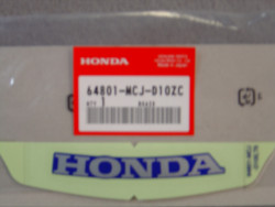 Décor autocollant de carénage supérieur pour modèle CBR900RR3 2003 code couleu