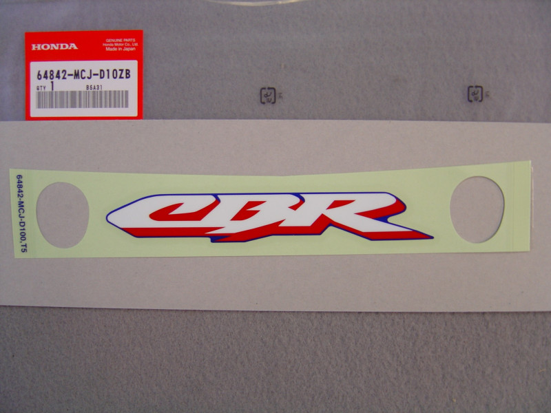 Décor autocollant carénage arrière Honda CBR900RR3 2003 PB215