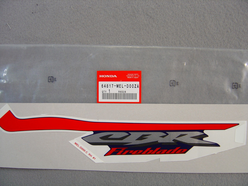 Décor Autocollant Carénage Droit Honda CBR1000RR5 2005