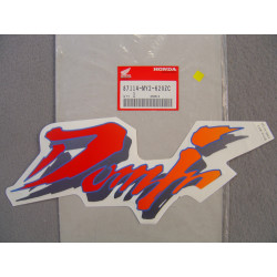 Décor autocollant carénage gauche Honda NX650N 1992 NH196H