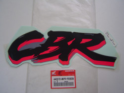 Décor autocollant de flanc de carénage D de CBR600 93 code couleur type 16
