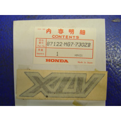 Décor autocollant garde boue AV type 2 Honda XLV750RF