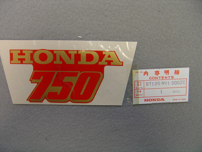 Autocollant auvent latéral Honda XRV750 1991 type 3 – 87135MV1300ZC